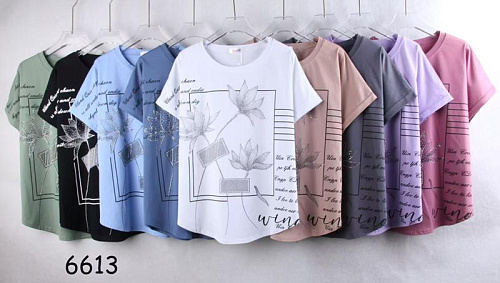 Футболка Jjf 6613 mix - делук