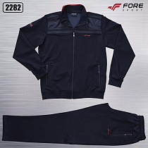 Костюм Спорт Azt 2282 black-red - делук