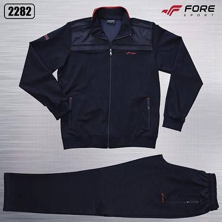 Костюм Спорт Azt 2282 black-red - делук