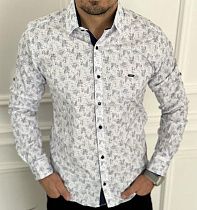 Рубашка Nik 56426 white - делук