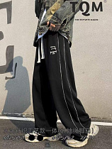 Штаны Спорт Delfinka 25752 black - делук