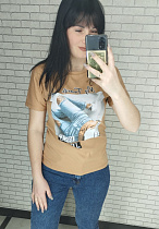 Футболка Shipi 20 brown - делук