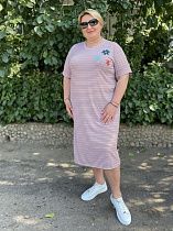 Платье Bat 12 beige - делук