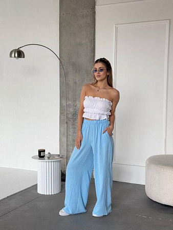 Штаны Arina 3104 l.blue - делук