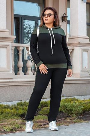 Костюм Спорт Modnulya 2039 black - делук