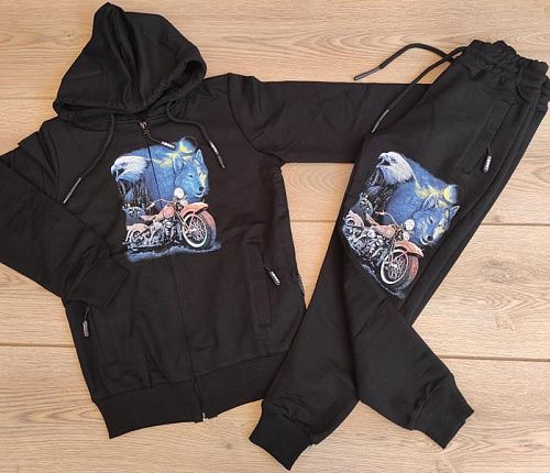 Костюм Спорт Emir Kids 183 black - делук