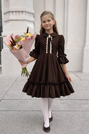 Платье Alisa Brand 1335-1523 brown - делук