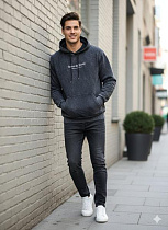 Худи Moranny MR484 d.grey - делук