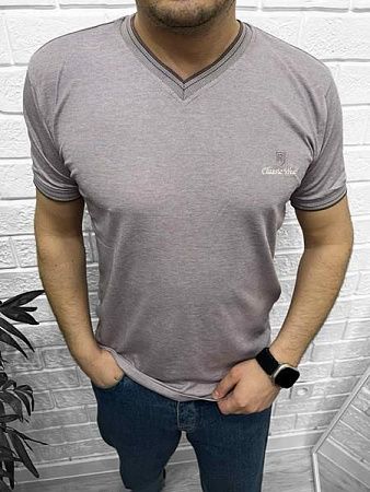 Футболка Nik 55913 grey - делук