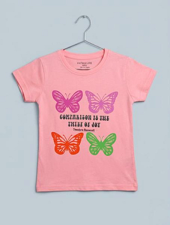 Футболка Dino DN544 pink - делук