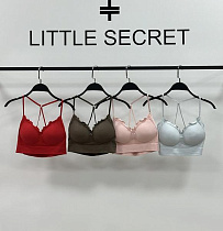 Топ Little Secret 0777-1 l.blue - делук