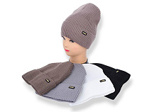 Шапка Angelica SW044-2 на флісі mix - делук