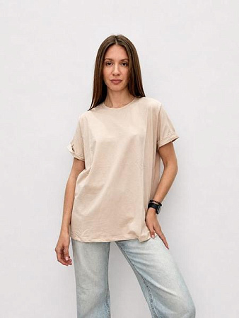 Футболка Fsn 4022 beige - делук