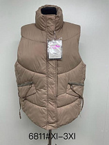 Жилетка Jacket 6811 brown - делук