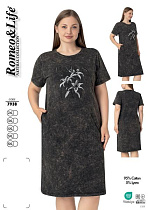 Платье Cotpark 7938 black - делук