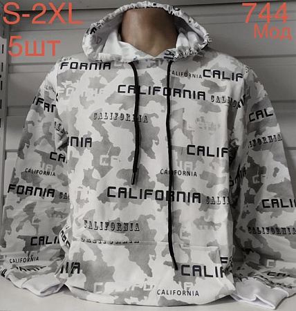 Худи Надийка ND631-744 grey - делук