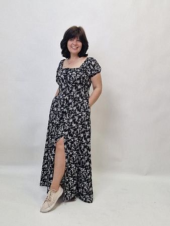 Платье Liart 950 black-white - делук