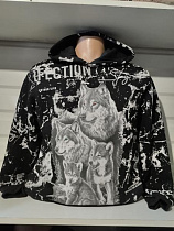 Худи Panda 1419 black - делук
