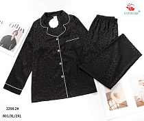 Пижама Saimeiqi 2299-2 black - делук