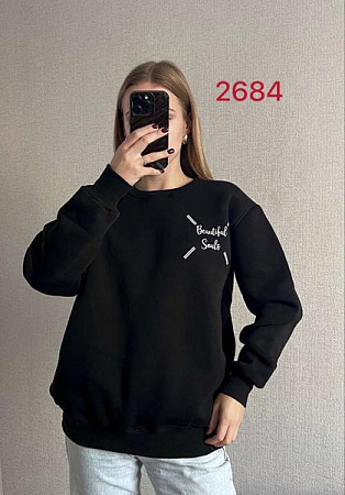 Свитер Fsn 2684 black - делук