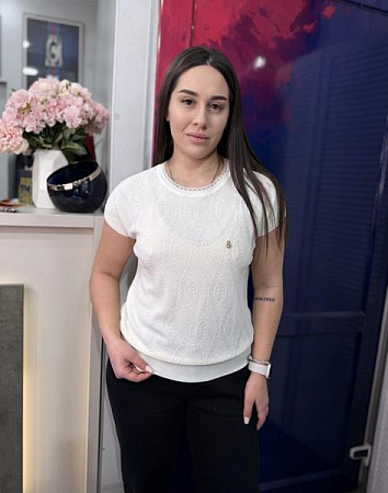 Футболка Style Nadezhda 8803 milk - делук