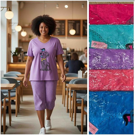 Пижама Homewear V114 mix - делук