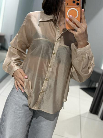 Рубашка Comod 2328 beige - делук