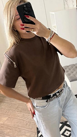 Топ Lora LR1176 brown - делук