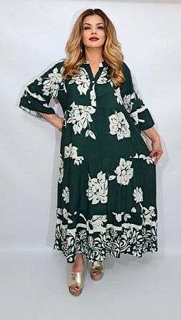 Платье Romeo Life 7976 green - делук