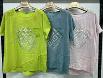 Футболка Dgmd 9556 l.green - делук