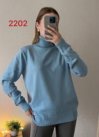 Свитер Fsn 2202 l.blue - делук