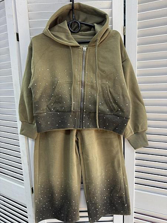 Костюм Спорт Delfinka 25328 khaki - делук