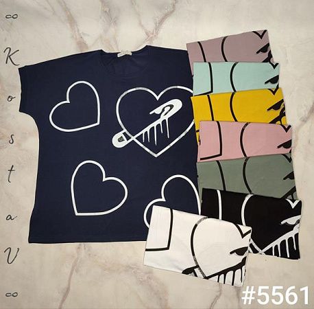 Футболка Kosta 5561 mix - делук