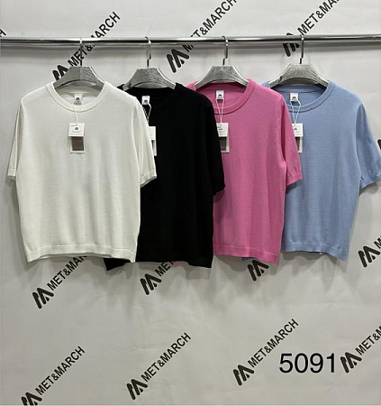 Футболка Met&March 5091 black - делук