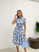 Платье Arina 2444 blue - делук