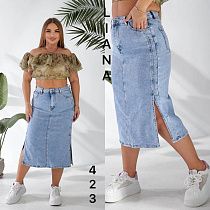 Юбка Liana Denim 423 l.blue - делук