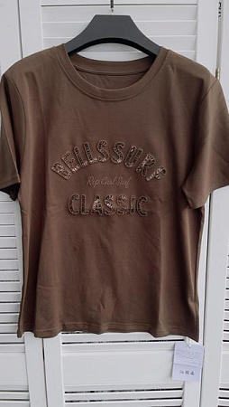 Футболка Karon 6179 brown - делук