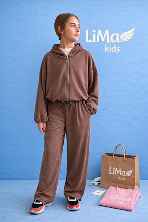 Костюм Спорт Lima Kids 2604 brown - делук