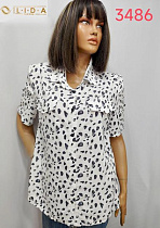 Рубашка Lida 3486 white - делук