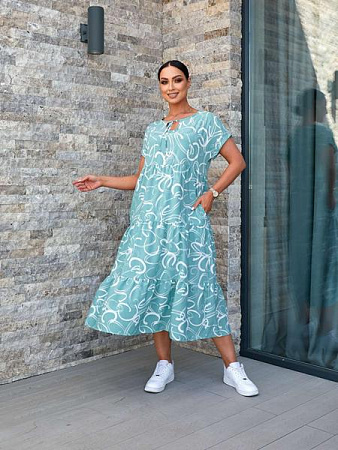 Платье Deliv 557-1 l.blue - делук