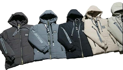 Куртка Shon S1704 brown - делук