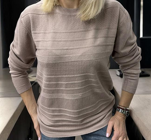 Свитер Elena&Vika 25522 d.beige - делук