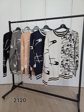 Свитер Fsn 2120 grey - делук