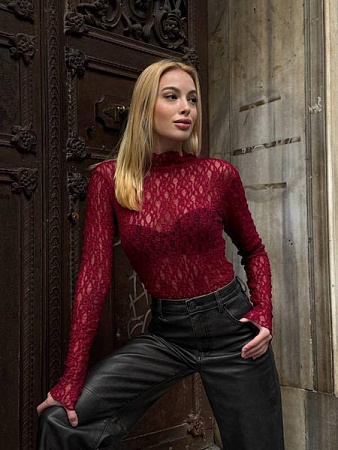 Свитер Little Secret SA342 red - делук