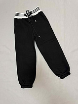 Штаны Спорт Bright Harmony B889 black-white - делук