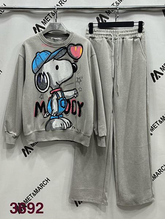 Костюм Спорт Met&March 3692 l.grey - делук