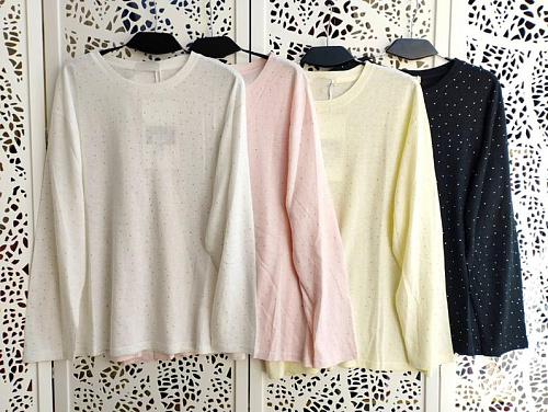 Свитер Lora LR1231 yellow - делук