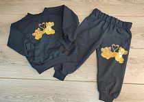 Костюм Спорт Emir Kids 305 black - делук