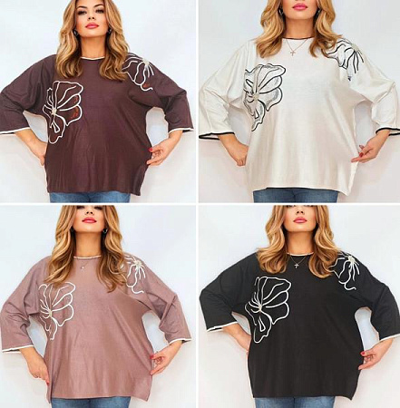 Свитер Romeo Life RL1026 brown - делук