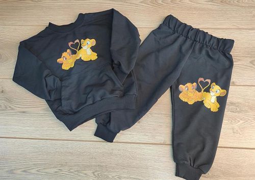 Костюм Спорт Emir Kids 305 black - делук